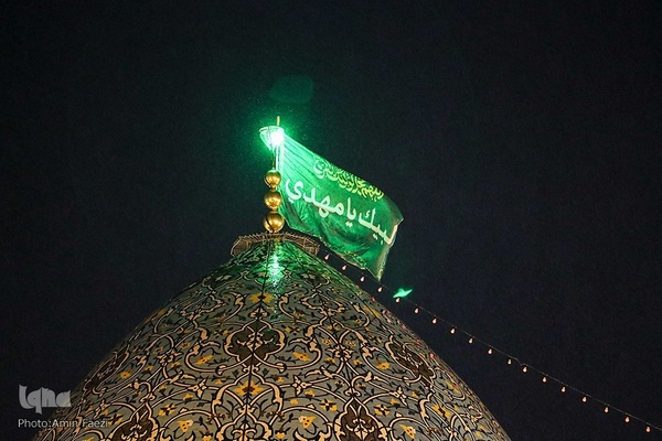 حال و هوای حرم شاهچراغ(ع) در شب نیمه شعبان‎