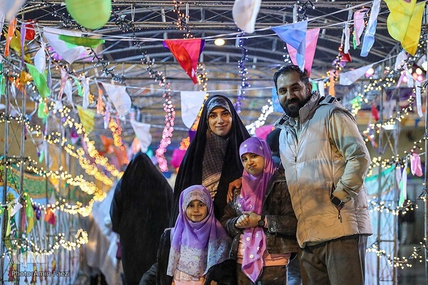 حال و هوای حرم شاهچراغ(ع) در شب نیمه شعبان‎