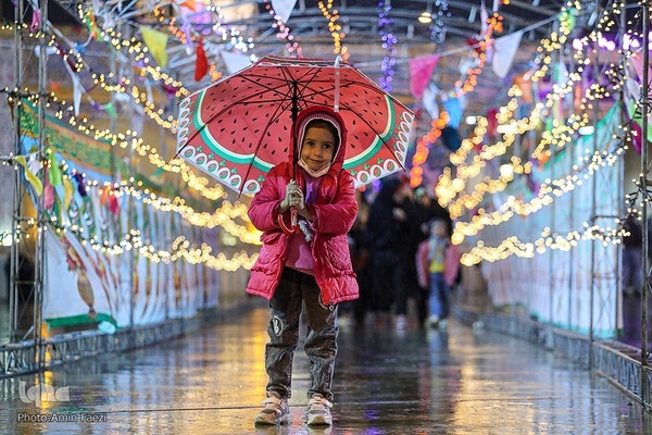 حال و هوای حرم شاهچراغ(ع) در شب نیمه شعبان‎