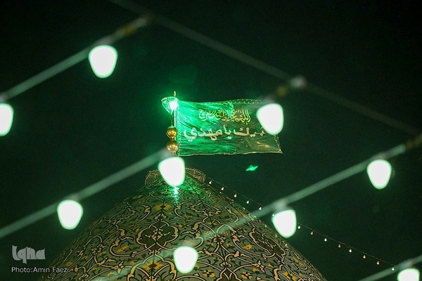 حال و هوای حرم شاهچراغ(ع) در شب نیمه شعبان‎