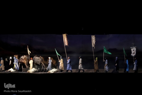 نمایش بزرگ آستان عشق در اهواز