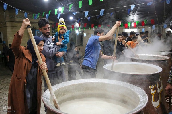 پخت سمنو در شیراز‎