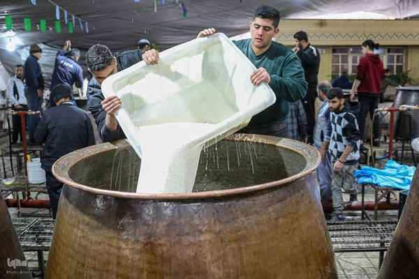 پخت سمنو در شیراز‎