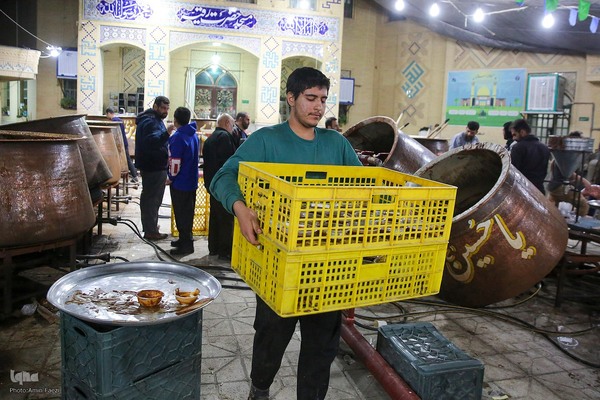 پخت سمنو در شیراز‎