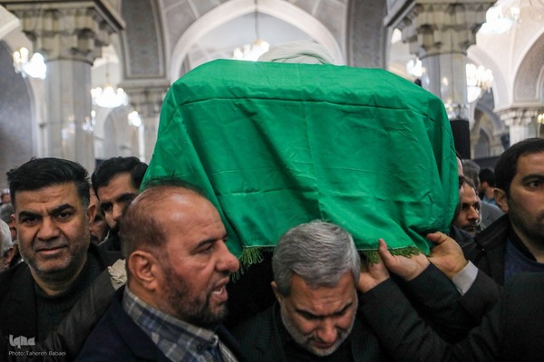 مراسم تشییع پیکر مطهر آیت‌الله امامی کاشانی