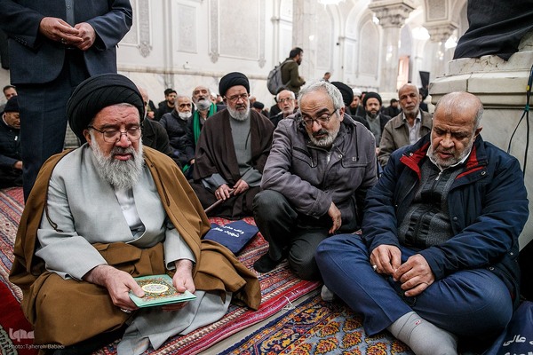 مراسم تشییع پیکر مطهر آیت‌الله امامی کاشانی