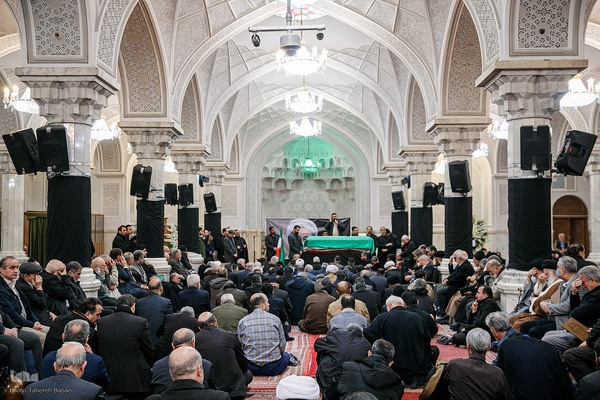 مراسم تشییع پیکر مطهر آیت‌الله امامی کاشانی