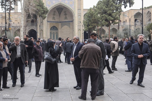 مراسم تشییع پیکر مطهر آیت‌الله امامی کاشانی