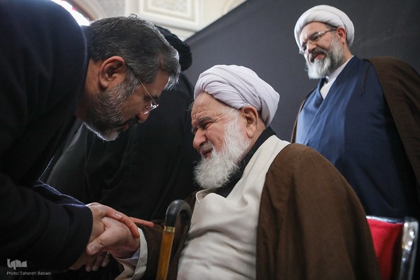 مراسم تشییع پیکر مطهر آیت‌الله امامی کاشانی