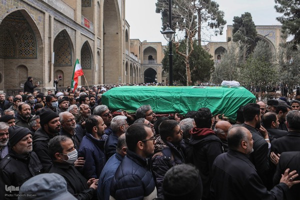 مراسم تشییع پیکر مطهر آیت‌الله امامی کاشانی