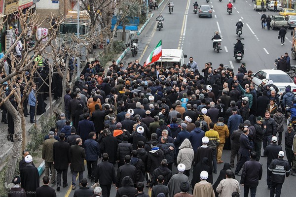 مراسم تشییع پیکر مطهر آیت‌الله امامی کاشانی