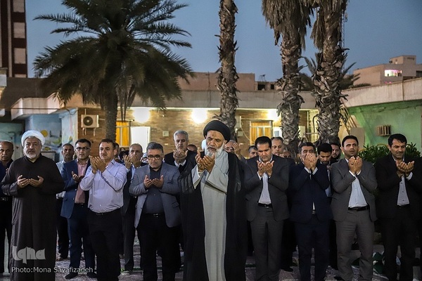 سفره افطار در جمع ایتام