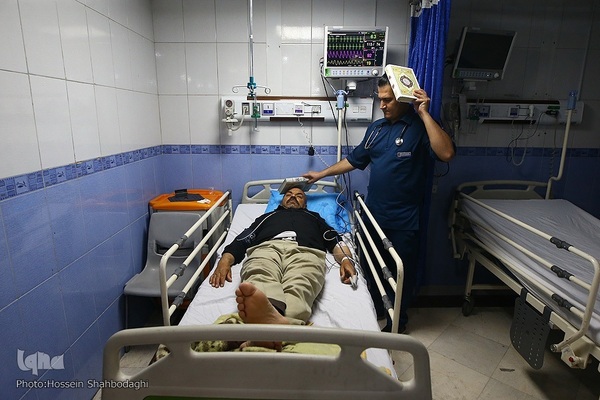 احیای شب ۲۱ رمضان در بیمارستان امام رضا قم