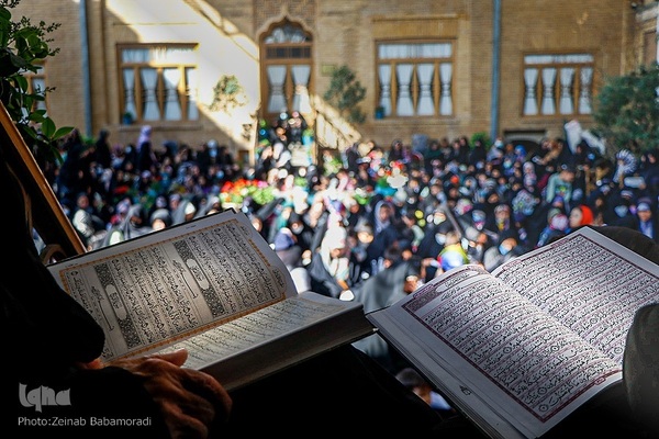 ترتیل‌خوانی قرآن در خانه ‎موزه شهید مدرس 