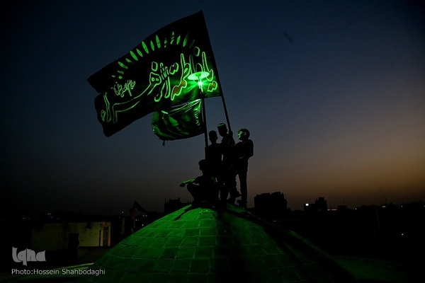 برپایی خیمه عزا در امامزاده موسی مبرقع(ع)