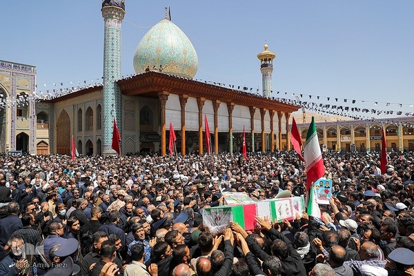 تشییع شهدای حرم شاهچراغ(ع)‎