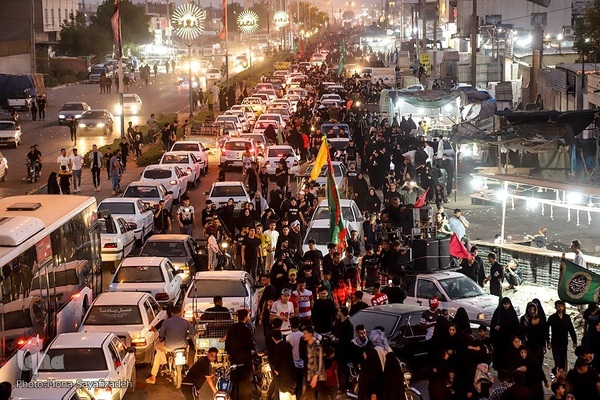 حرکت کاروان پیاده‌روی اربعین از ملاشیه اهواز