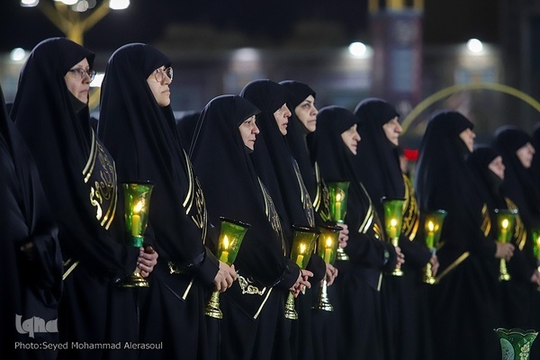 مراسم خطبه خوانی شب شهادت امام رضا(ع)