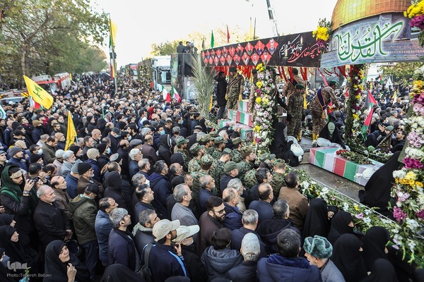 تشییع ۲۸۰ شهید گمنام