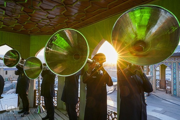حرم مطهر شاهچراغ(ع) غرق شادی میلاد پیامبر مهربانی‌ها‎