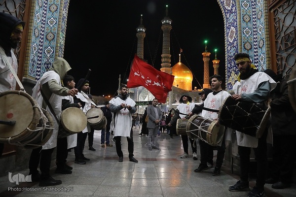 بارگاه حضرت معصومه(س) در سالروز شهادت پدر بزرگوارشان