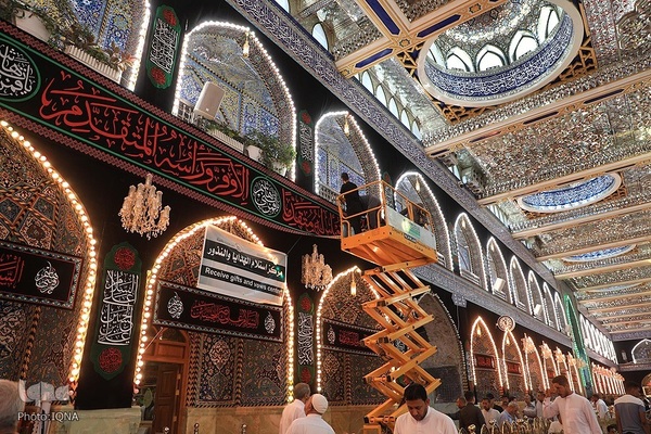 سیاه پوشان حرم حضرت عباس(ع)