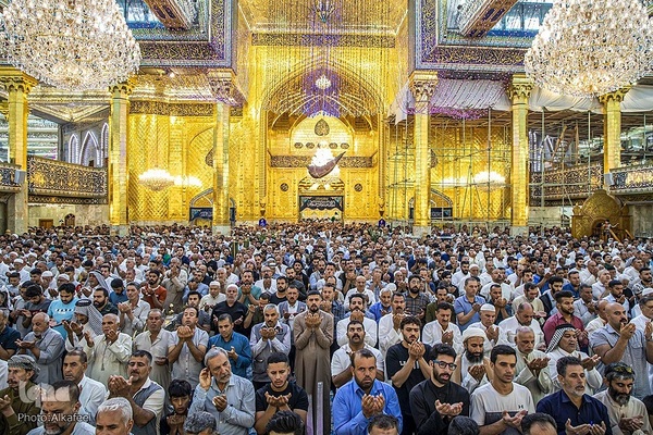 نماز عید سعید قربان در حرم ابوالفضل العباس (ع)