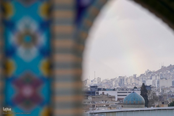 لحظه تحویل سال ۱۴۰۳ در حرم حضرت شاهچراغ(ع)