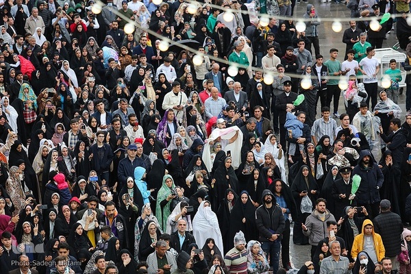 تحویل سال ۱۴۰۳ در حرم امام رضا(ع)