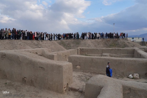 جشن نوروزگاه در تپه حسنلو نقده‎