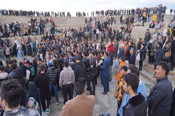 جشن نوروزگاه در تپه حسنلو نقده‎