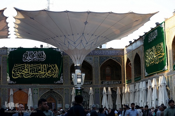 حرم امام علی(ع) در آستانه ولادت کریم اهل بیت