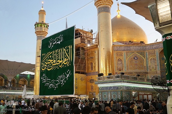 حرم امام علی(ع) در آستانه ولادت کریم اهل بیت