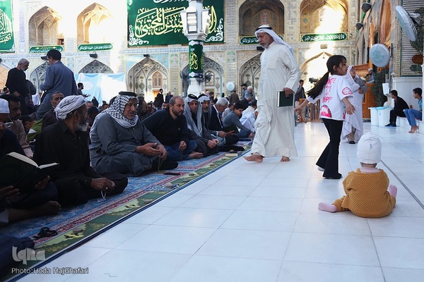 حرم امام علی(ع) در آستانه ولادت کریم اهل بیت