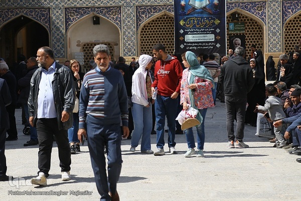 گردشگری نوروزی در مسجد جامع اصفهان