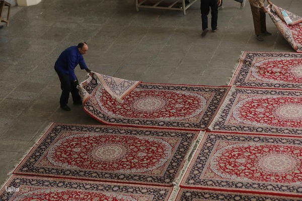 سفره افطاری حرم حضرت معصومه در شب میلاد امام حسن مجتبی(ع)