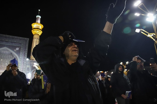 احیای شب ۲۱ رمضان در حرم مطهر رضوی