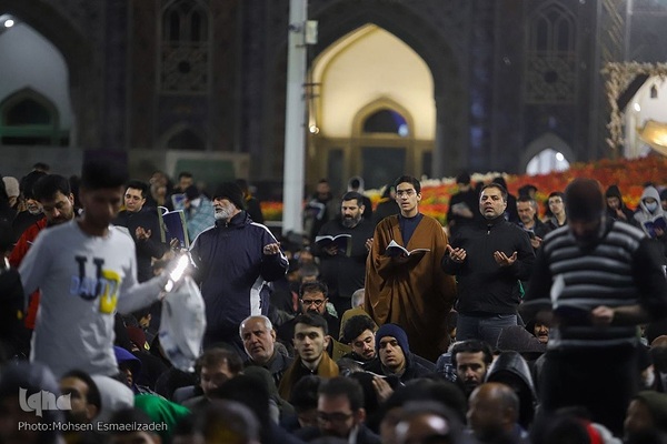 احیای شب ۲۱ رمضان در حرم مطهر رضوی