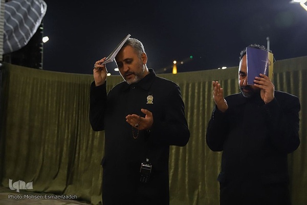 احیای شب ۲۱ رمضان در حرم مطهر رضوی