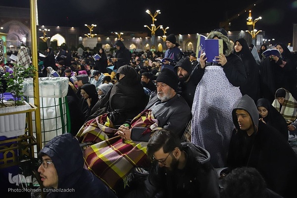 احیای شب ۲۱ رمضان در حرم مطهر رضوی