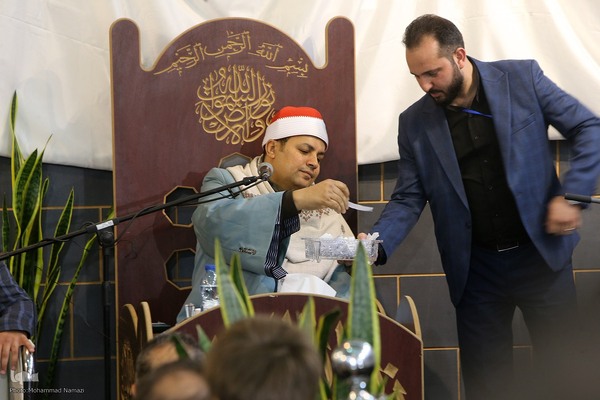 محفل قرآنی با حضور احمد شحات در نمایشگاه قرآن