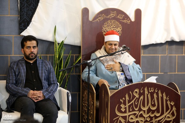 محفل قرآنی با حضور احمد شحات در نمایشگاه قرآن