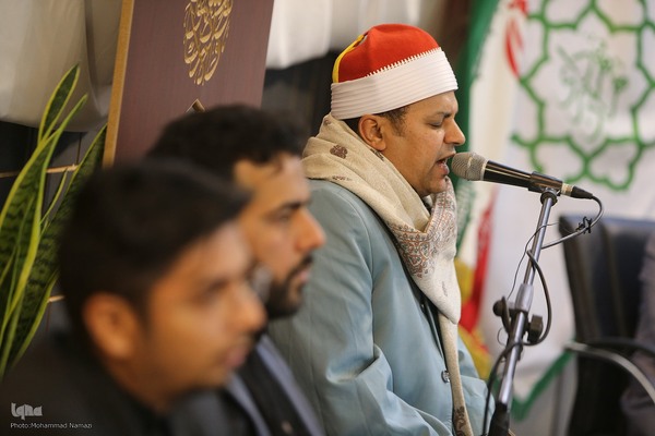 محفل قرآنی با حضور احمد شحات در نمایشگاه قرآن