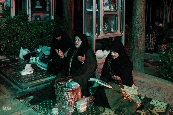 مراسم احیاء شب ۲۳ رمضان در گلزار شهدای بهشت‌زهرا (س)