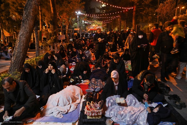 مراسم احیاء شب ۲۳ رمضان در گلزار شهدای بهشت‌زهرا (س)