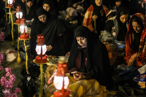 مراسم احیاء شب ۲۳ رمضان در گلزار شهدای بهشت‌زهرا (س)