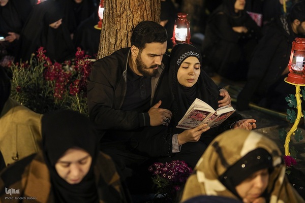 مراسم احیاء شب ۲۳ رمضان در گلزار شهدای بهشت‌زهرا (س)