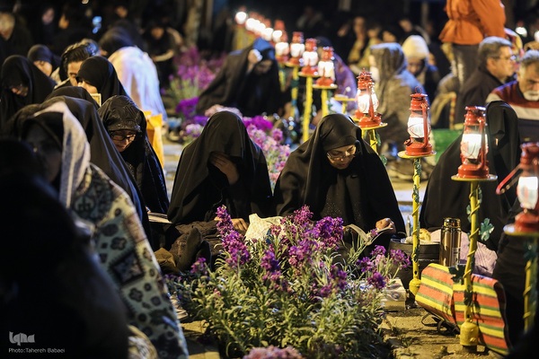 مراسم احیاء شب ۲۳ رمضان در گلزار شهدای بهشت‌زهرا (س)
