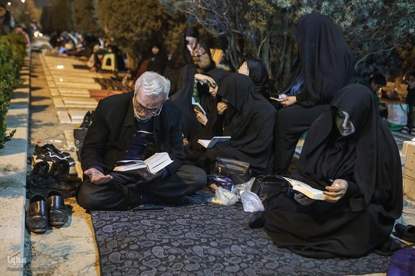 مراسم احیاء شب ۲۳ رمضان در گلزار شهدای بهشت‌زهرا (س)