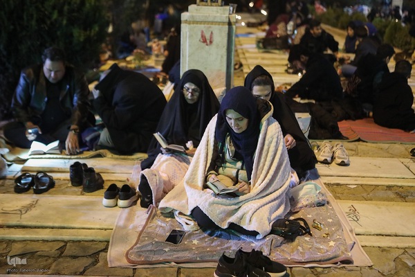 مراسم احیاء شب ۲۳ رمضان در گلزار شهدای بهشت‌زهرا (س)